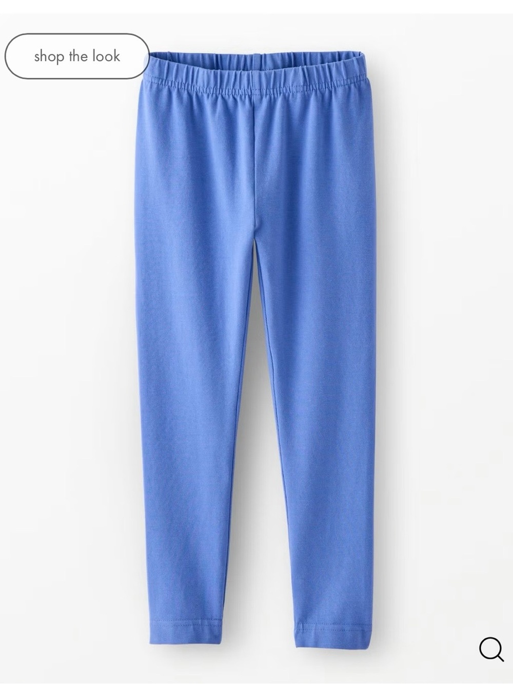 Hanna Andersson leggings in Blue Yonder, girls size 12 (150cm)